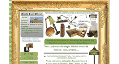 Desktop Screenshot of antiquites-brocante-debarras.fr