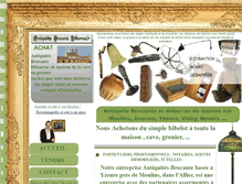 Tablet Screenshot of antiquites-brocante-debarras.fr